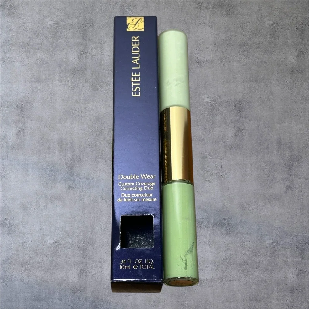 Estee Lauder Double‎ Wear Custom Coverage Correcting Duo Green NEW Color Correct